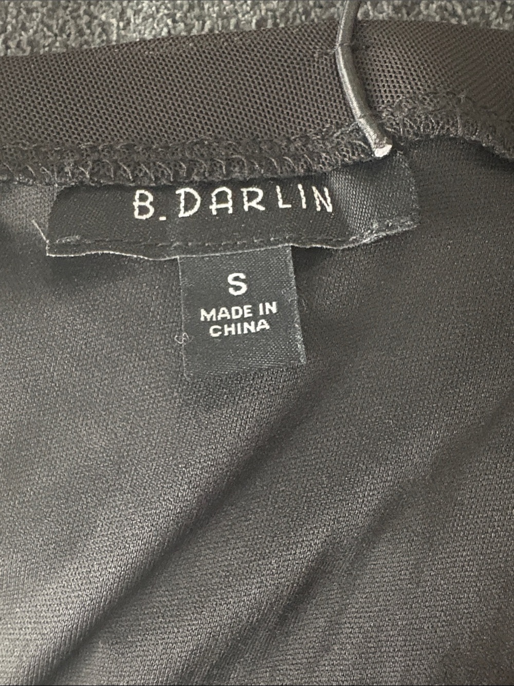 New B.DARLIN Black Midi Slip Dress with Spaghetti Straps SIZE SMALL - Picture 4 of 5